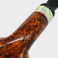 P Jeppesen IDA Handmade gr 4 Smooth Bent 9mm Fishtail Pipe (NEER417)