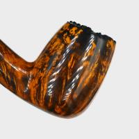 P Jeppesen IDA Handmade gr 3 Smooth Bent 9mm Filter Fishtail Pipe (NEER420)