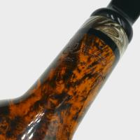 P Jeppesen IDA Handmade gr 3 Smooth Bent 9mm Filter Fishtail Pipe (NEER420)