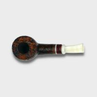 P Jeppesen IDA Handmade gr 3 Rusticated Bent 9mm Filter Fishtail Pipe (NEER423)