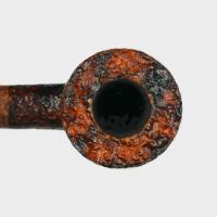 P Jeppesen IDA Handmade gr 3 Rusticated Bent 9mm Filter Fishtail Pipe (NEER423)