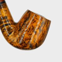 P Jeppesen IDA Handmade gr 3 Smooth Bent 9mm Filter Fishtail Pipe (NEER424)