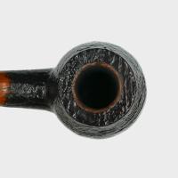 P Jeppesen IDA Handmade gr 3 Rusticated Bent 9mm Filter Fishtail Pipe (NEER427)