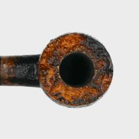 P Jeppesen IDA Handmade gr 3 Rusticated Bent 9mm Filter Fishtail Pipe (NEER430)