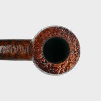 P Jeppesen IDA Handmade gr 3 Rusticated Straight 9mm Filter Fishtail Pipe (NEER432)