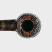 P Jeppesen IDA Handmade gr 3 Rusticated Bent 9mm Filter Fishtail Pipe (NEER434)