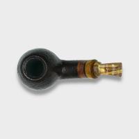 P Jeppesen IDA Handmade gr 3 Rusticated Bent 9mm Filter Fishtail Pipe (NEER435)