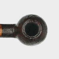 P Jeppesen IDA Handmade gr 3 Rusticated Bent 9mm Filter Fishtail Pipe (NEER435)