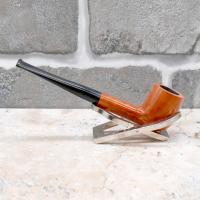 Orlik 3/4 OZ Orange Briar Straight Metal Filter Fishtail Pipe (OR083)