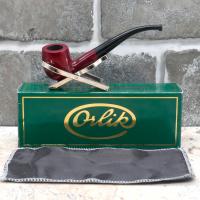 Orlik 3/4 OZ Briar Fishtail Bent Metal Filter Pipe (OR086)