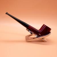 Orlik 3/4 OZ Briar Straight Metal Filter Fishtail Pipe (OR116)