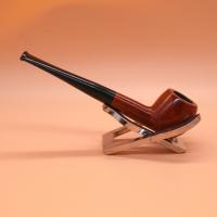 Orlik 3/4 OZ Orange Briar Straight Metal Filter Fishtail Pipe (OR117)