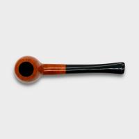 Orlik 3/4 OZ Orange Briar Straight Metal Filter Fishtail Pipe (OR118)