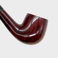 Orlik 3/4 OZ Briar Dental Bent Metal Filter Pipe (OR121)