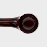 Orlik 3/4 OZ Briar Dental Bent Metal Filter Pipe (OR121)