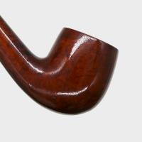 Orlik 3/4 OZ Briar Dental Bent Metal Filter Pipe (OR122)