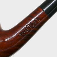 Orlik 3/4 OZ Briar Dental Bent Metal Filter Pipe (OR122)