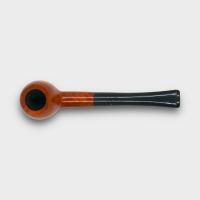 Orlik 3/4 OZ Orange Briar Straight Metal Filter Fishtail Pipe (OR125)