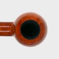 Orlik 3/4 OZ Orange Briar Straight Metal Filter Fishtail Pipe (OR125)