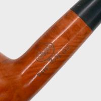 Orlik 3/4 OZ Orange Briar Straight Metal Filter Fishtail Pipe (OR130)