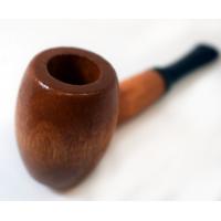 Ozark Mini Maple Missouri Meerschaum Black Stem Pipe