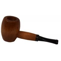 Ozark Mini Maple Missouri Meerschaum Black Stem Pipe