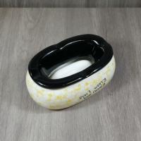 Dont Worry Oval Wind Proof Ceramic Ashtray