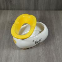 Sweet Honey Oval Wind Proof Ceramic Ashtray