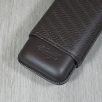 Davidoff Classic Essentials Enjoy R-2 Cigar Case - 2 Cigars Robusto - Brown
