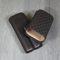 Davidoff Essentials Curing R-2 Cigar Case - 2 Cigars Robusto - Brown