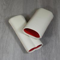 Zino XL-2 Leather Case - Fits 2 Cigars - Beige (End of Line)