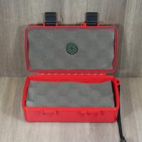 Xikar Travel Waterproof Case Humidor Red - 10 Cigars Capacity