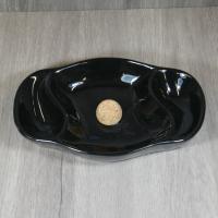 Two Position Matt Black Pipe Ashtray