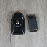 Honest Boyd Pipe Lighter and Case Set - Black Leather (HON01)