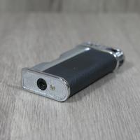 Vertigo Lotus Puffer - Pipe Lighter - Matt Black & Brushed Chrome