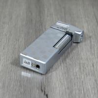 Winjet Soft Flame Flint Pipe Lighter - Silver Check Pattern