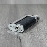 Tsubota Pearl - Eddie Pipe Lighter with Tool - Black Leather