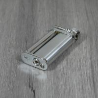 Tsubota Pearl - Eddie Pipe Lighter with Tool - Silver Satin