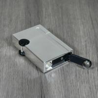 Winjet Twin Jet Lighter & Punch Cut - Brushed Chrome