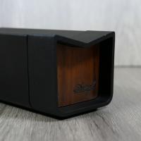 Davidoff Sliding Ashtray - Black and Wood