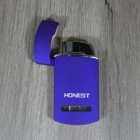 Honest Studley Single Jet Flame Cigar Lighter - Purple (HON188)