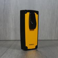 Honest Welton Dual Jet Flame Cigar Lighter - Yellow (HON190)