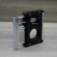 Two in One Twin Blade Cigar Cutter with Swivel Stand - 58 Ring Gauge