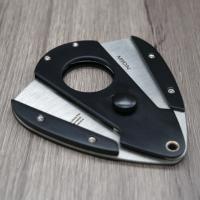 Myon Butterfly Double Blade Cigar Cutter - Black