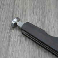 Pipe Smokers Knife Tool - Dark Brown Wood