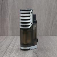 Atomic Maximus II Triple Jet Cigar Lighter - Silver