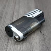 Atomic Maximus II Triple Jet Cigar Lighter - Silver