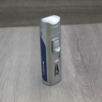 Vertigo by Lotus Monarch Lighter - Chrome & Blue