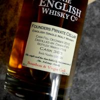 English Whisky Founders Private Cellar Bourbon & Virgin Oak Finish - 70cl 59.7%