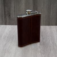 Honest 8oz Stainless Steel Hip Flask - Chocolate